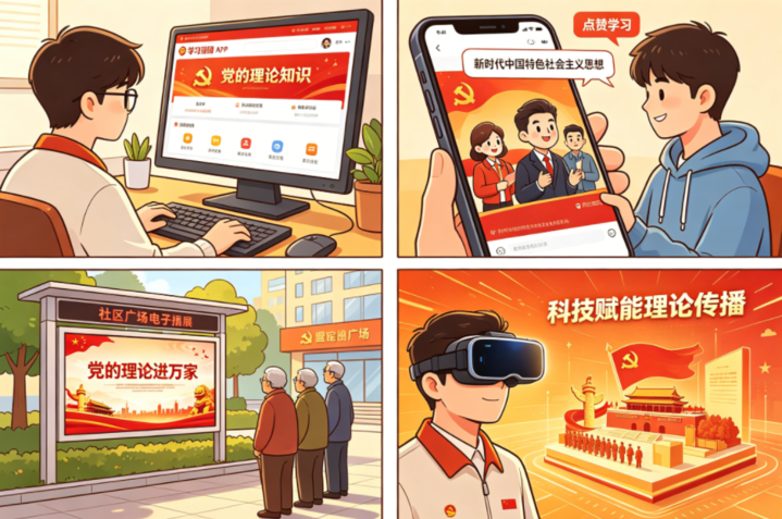 【理响中国】AI漫评:指尖传新声,理论宣讲有声有色 -广东台荔枝网