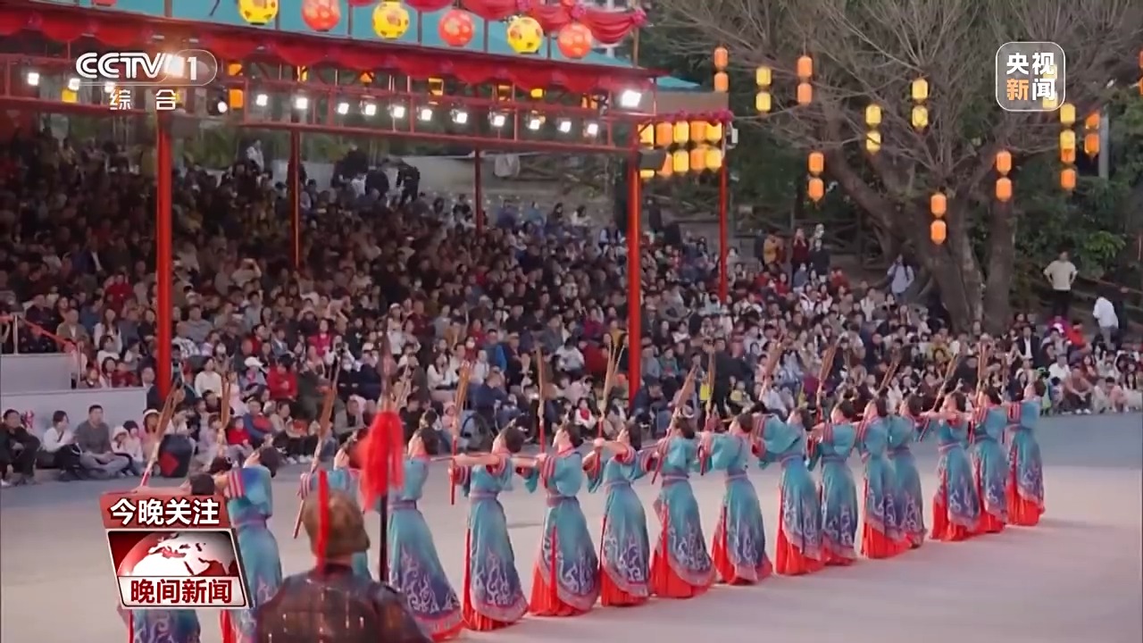 首个“非遗版”春节大赏:从舞龙舞狮到“九狮飞天”-广东台荔枝网