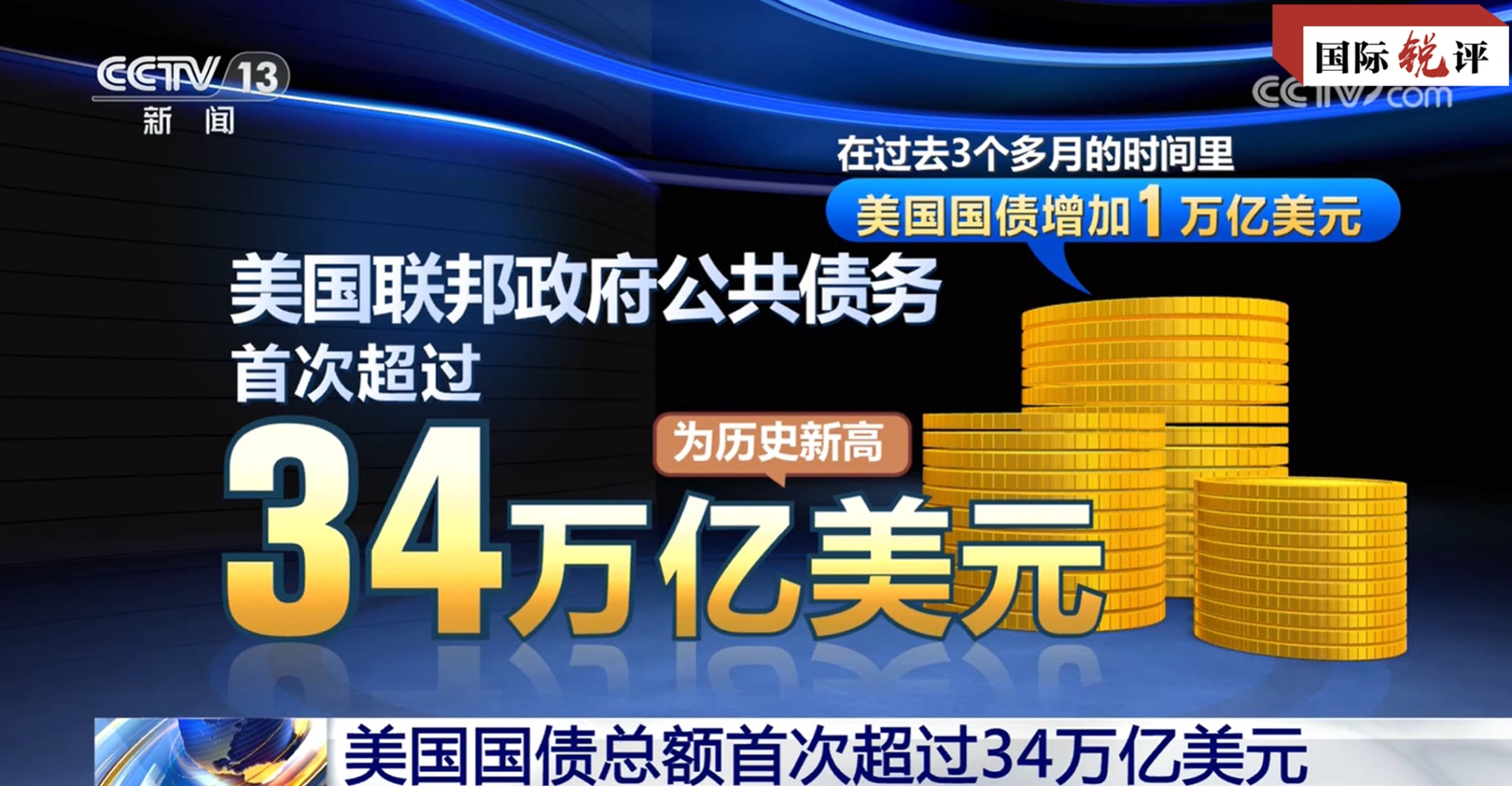 国际锐评丨美债再创新高“威胁”美国经济-广东台荔枝网