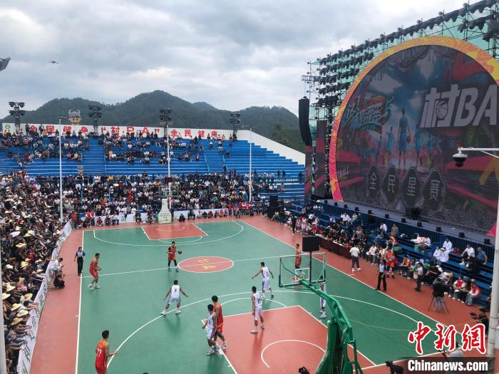 (乡村行·看振兴)中国“村BA”故乡贵州台盘:以球会友 激发乡村振兴新活力 -广东台荔枝网
